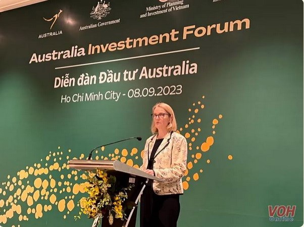 Bà Sarah Hooper, Tổng lãnh sự Australia tại Thành phố Hồ Chí Minh. (Nguồn: Đài Tiếng nói Nhân dân TP Hồ Chí Minh)