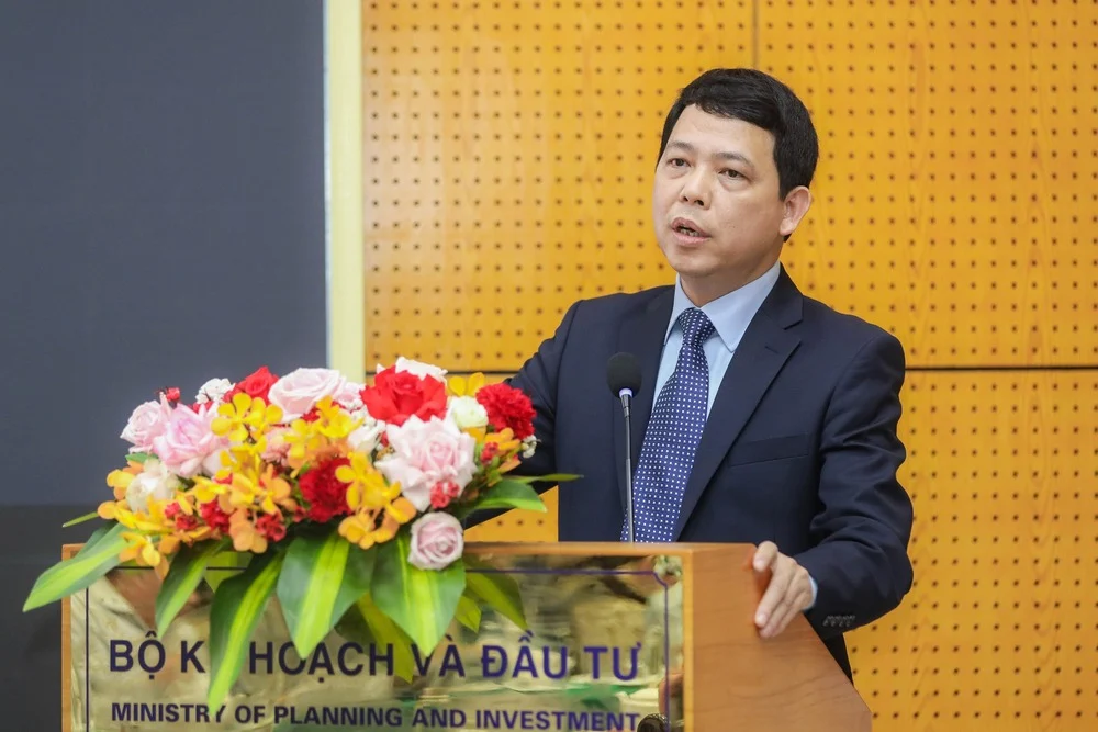 Ông Vũ Văn Chung, Phó cục trưởng Cục Đầu tư nước ngoài, Bộ Kế hoạch và Đầu tư. Ảnh Trọng Hiếu