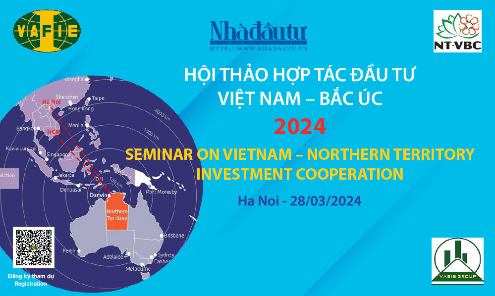 2024 Vietnam - Northern Territory Investment Cooperation Seminar started at 8am at 65 Van Mieu, Dong Da District, Hanoi
